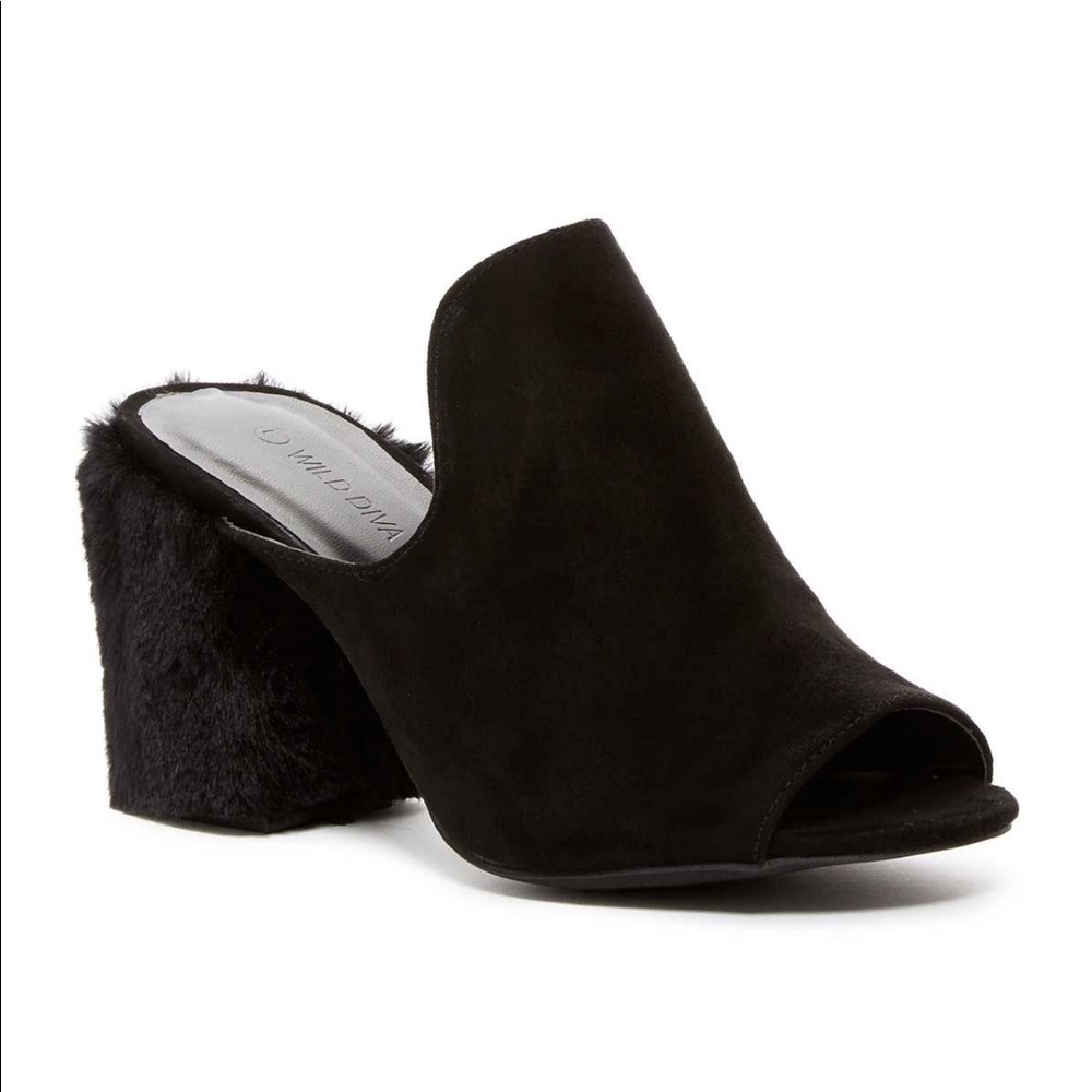Susie Faux Fur Mule